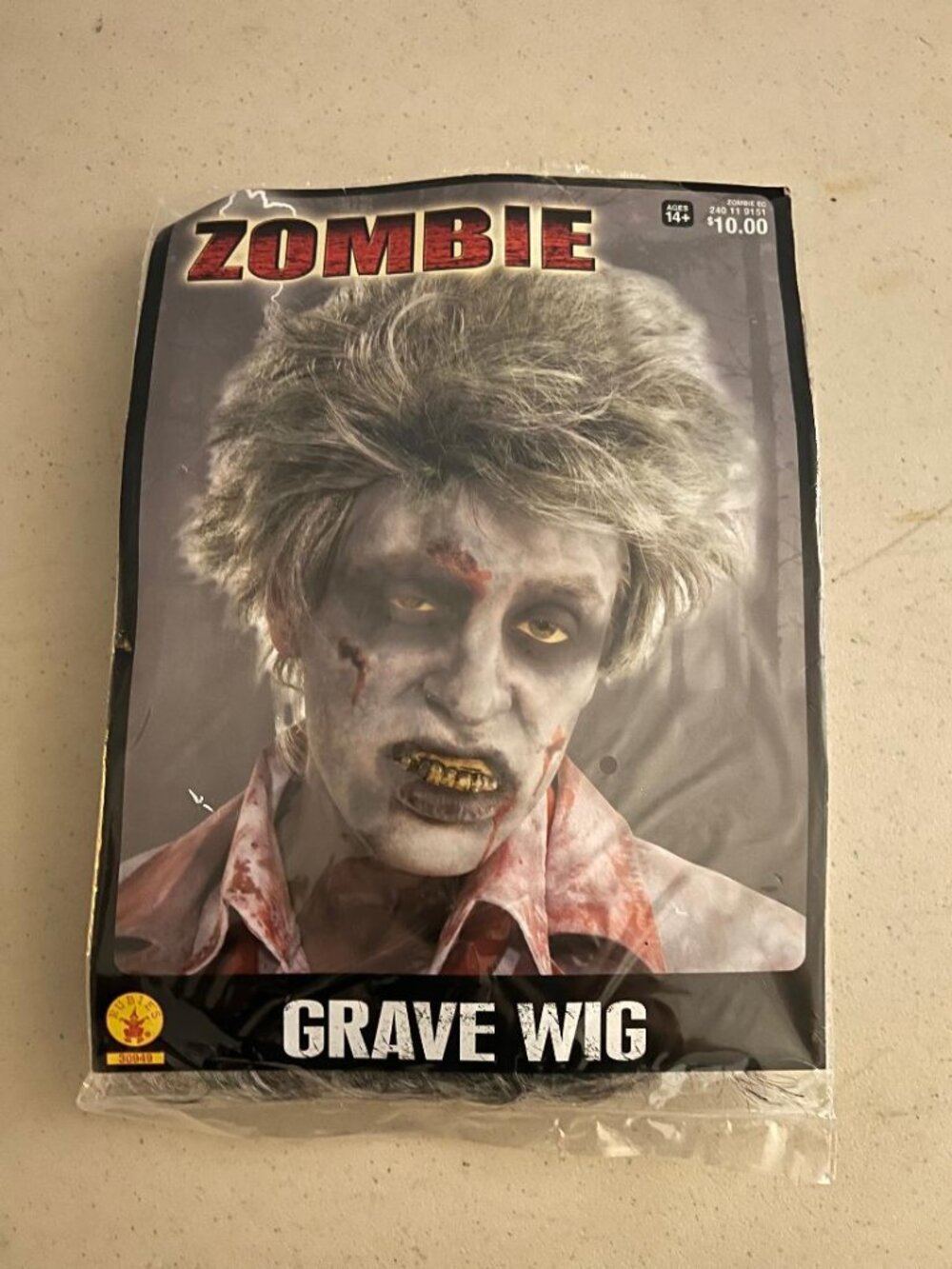 Zombie Grave Wig Halloween Costume Accessory